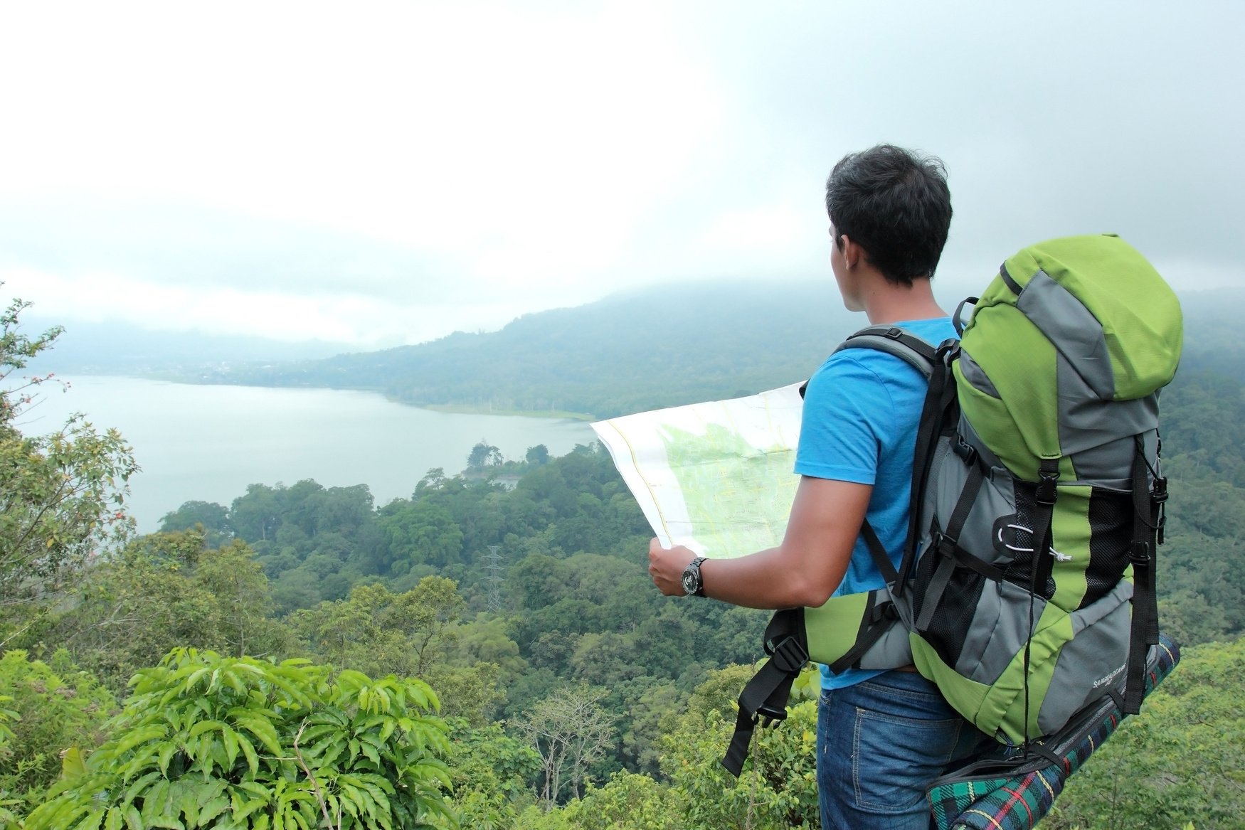 Man Travel Backpacking Outdoors